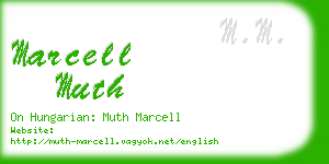 marcell muth business card